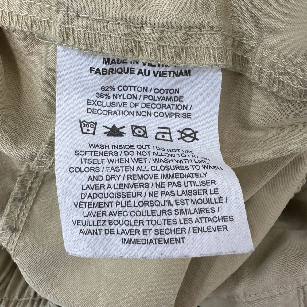 Nike Cargo Pants Beige Unlined Utility Woven / Mens Medium